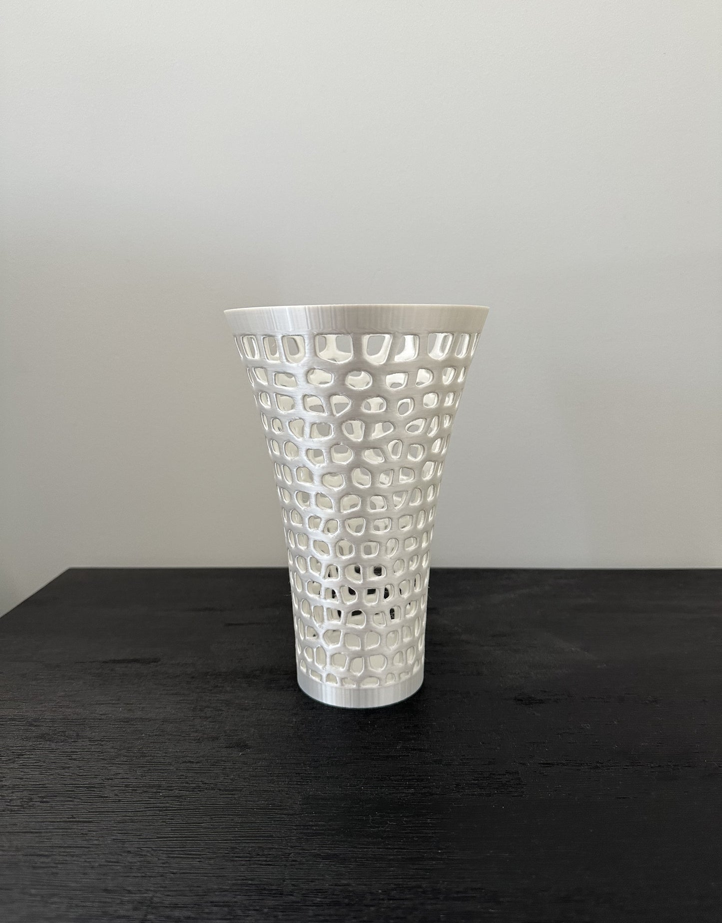 Orchid Growing and Display Pot - Tall H 22cm x W 14cm x Base 7.5cm